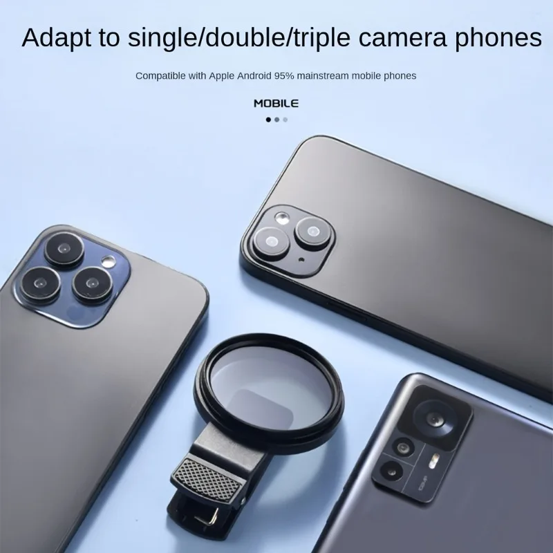 CPL Polarizing Lens Head Filters Water Surface Reflectors, Mobile Phone Universal Shooting Glass Plants To Reduce Reflectivity