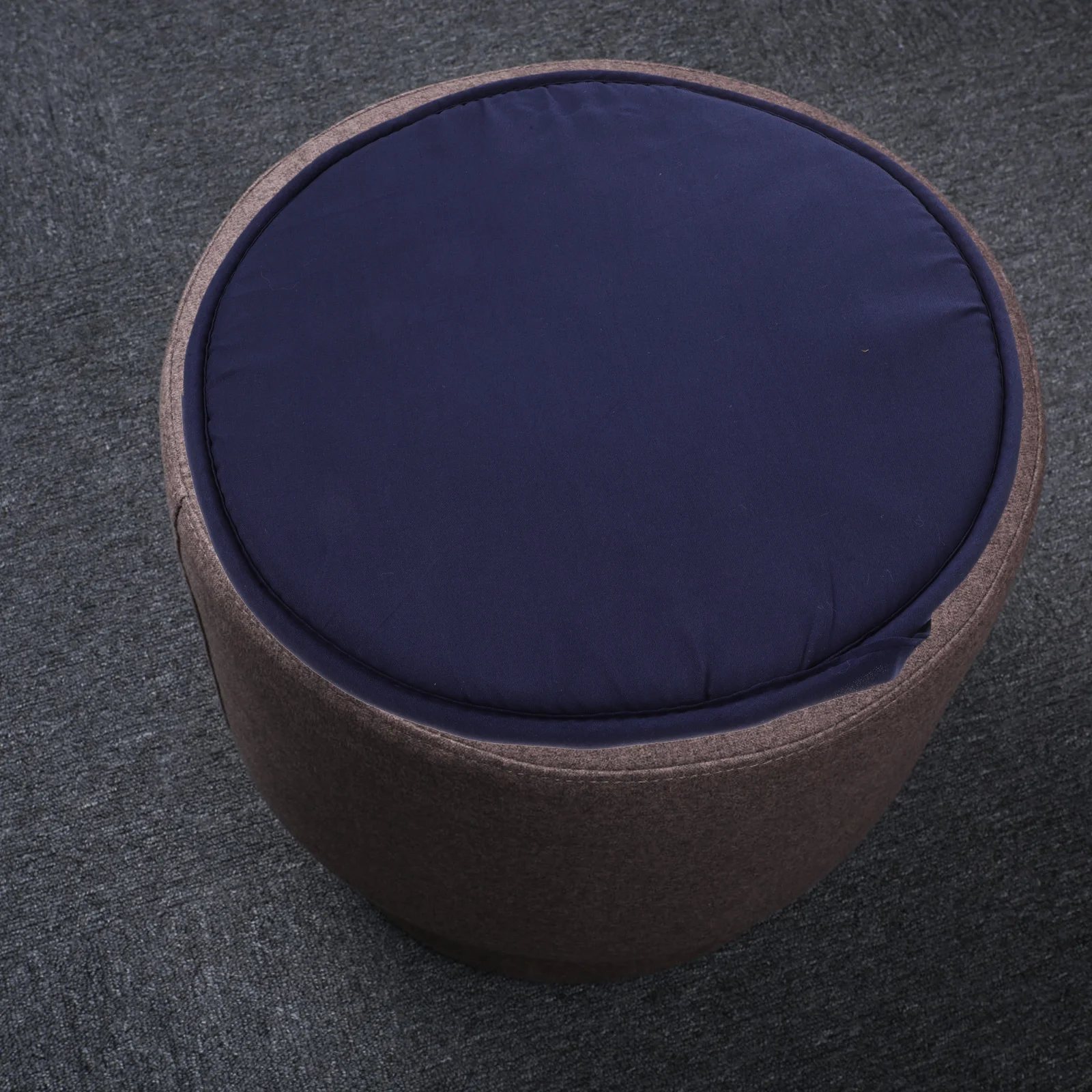 

1Pcs Round Seat Cushion Thickened Sponge Dark Blue for Chair Sofa Dining Office Home Seat Pads Dining Room Chair Pads