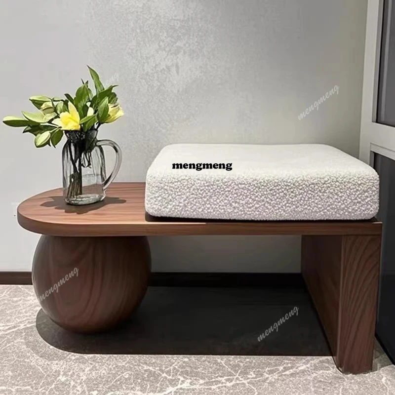 

luxury Medieval Shoe Changing Stools Living Room Furniture Porch Shoe Ottomans French Bedroom End Stool Cloakroom Bench Nordic