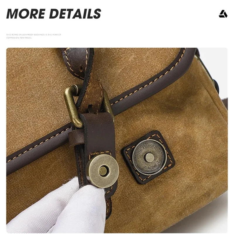 Abqr lona casual lente saco interno dslr fotografia ombro crossbody saco de armazenamento da câmera digital ao ar livre dos homens