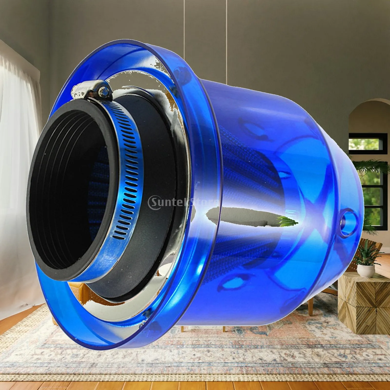 

Universal High Flow Heat Shield Air Filter 76mm Mushroom Head Cold Intake System Car Accessories for Engine Upgrade