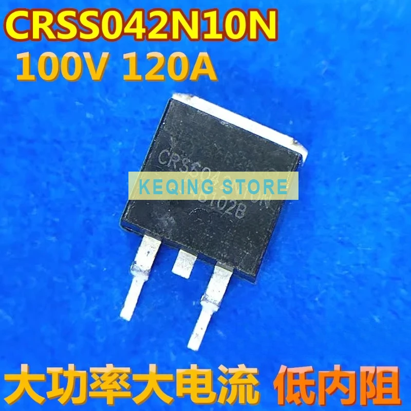 10PCS Used+Not NEW+Send after Measure CRSS042N10N E10N140 Lithium battery protection board dedicated MOS 100V 120A TO-263