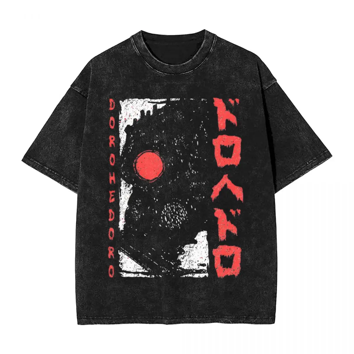 Kaiman - Dorohedoro - Anime WR Washed T Shirts Hip Hop Fashion T-Shirt Nikaido Tees for Men Women 100% Cotton Oversize Graphic