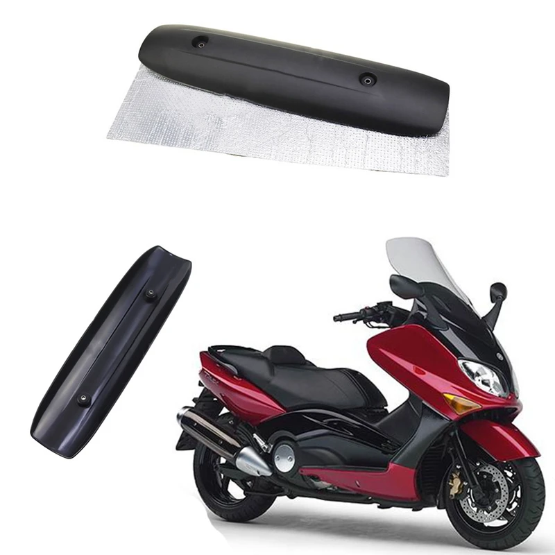 Motorcycle Exhaust Pipe Cover Cowl For Yamaha XP500 TMAX500 TMAX530 T-MAX TMAX 500/530 2012-2016