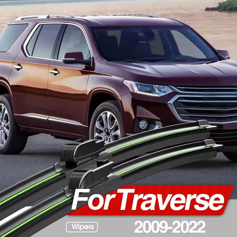 For Chevrolet Traverse 2009-2022 Front Windshield Wiper Blades 2pcs Windscreen Window Accessories 2010 2011 2013 2016 2017 2018