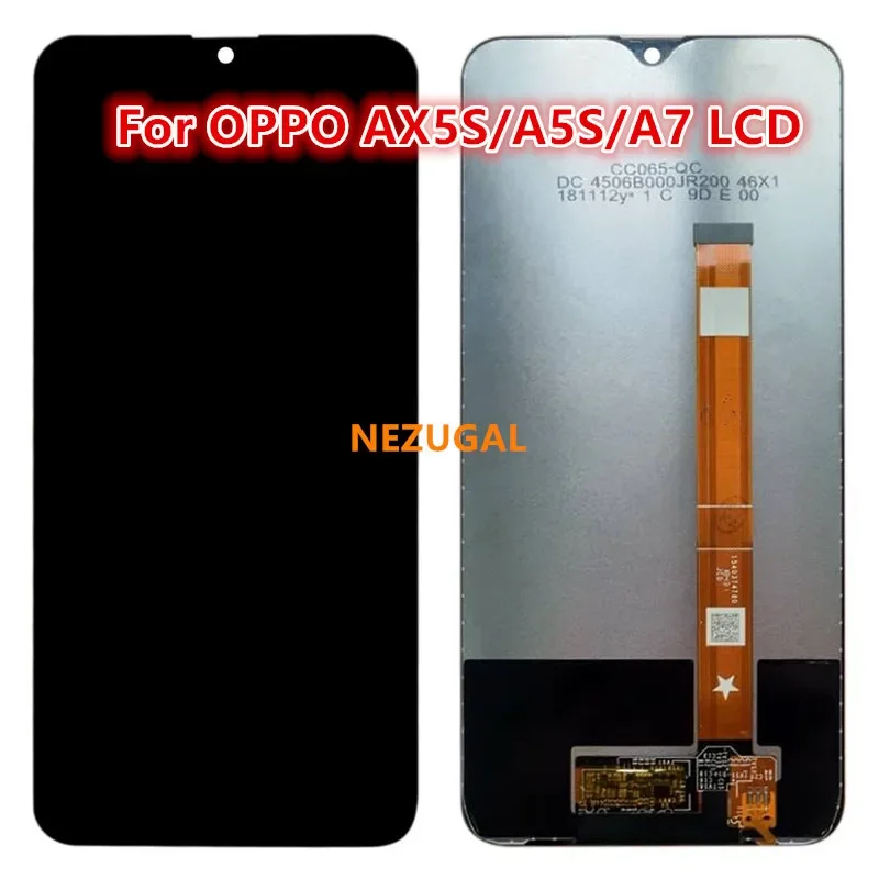 

Tested 6.2 inch For OPPO A5S CPH1909 / AX5S CPH1920 LCD Display Touch Screen Digitizer Assembly For OPPO A7 LCD Display