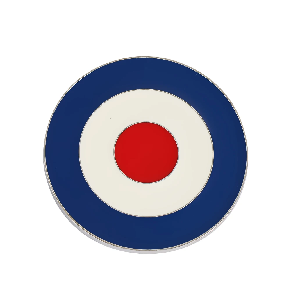 التعميم خمر المعادن الهدف حزام مشبك الأحمر مركز نقطة الرجال الجينز التبعي الملابس ديكور هدية عيد ميلاد الانتهاء مشبك