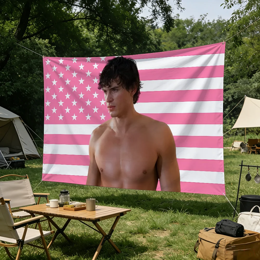 Hot Actor T-Tom Welling flag Advertising Banner for Camping Decoration Outdoor & Garage Wall Hanging Decorations