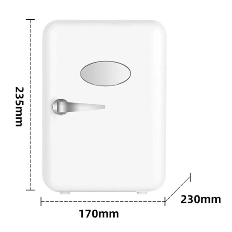 Tragbarer kompakter Kühlschrank Multifunktions-Mini-Schönheits gesichts kosmetik Kühlschrank Getränke kühler wärmer Kühlschrank Gefrier schrank für Heimauto 4l