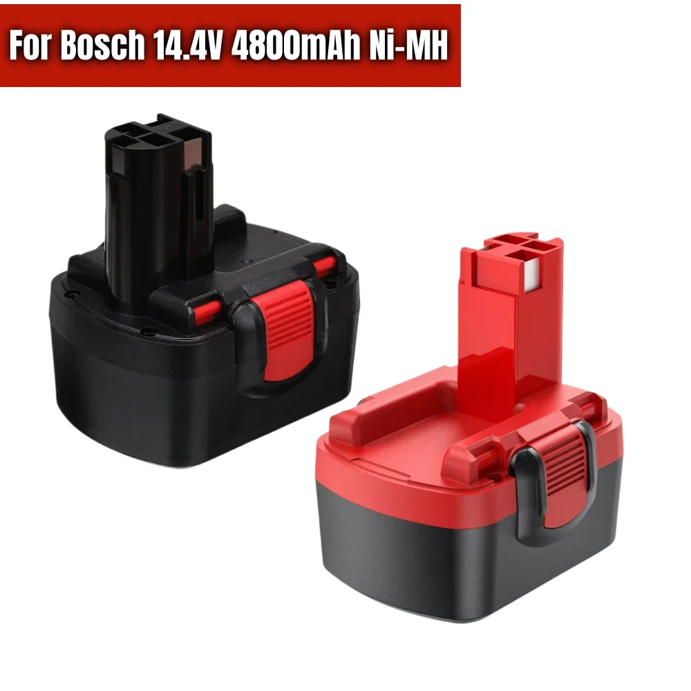 Bottool-Power Tool Battery for Bosch, 4800mAh, 14.4V, BAT038, BAT040, BAT140, PSR 14.4VE-2, GSR 14.4V, GDS , 35614,BAT041