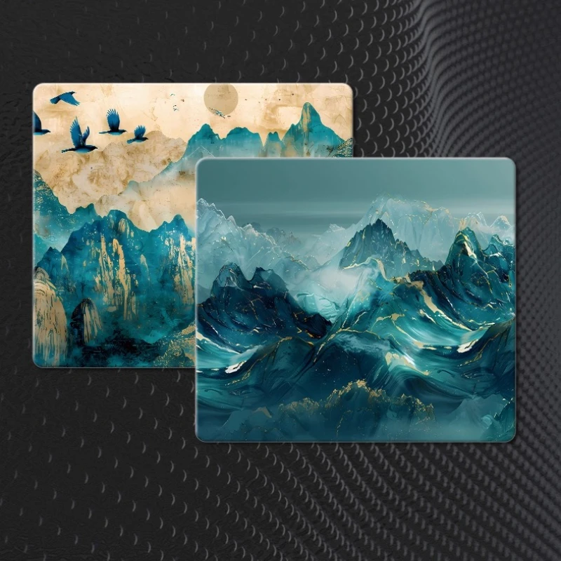 Extra Large Gaming Glass Mouse Pad Esports FPS Tempered Photovoltaic Glass Smooth Custom Optimized Crystal Mist Surface