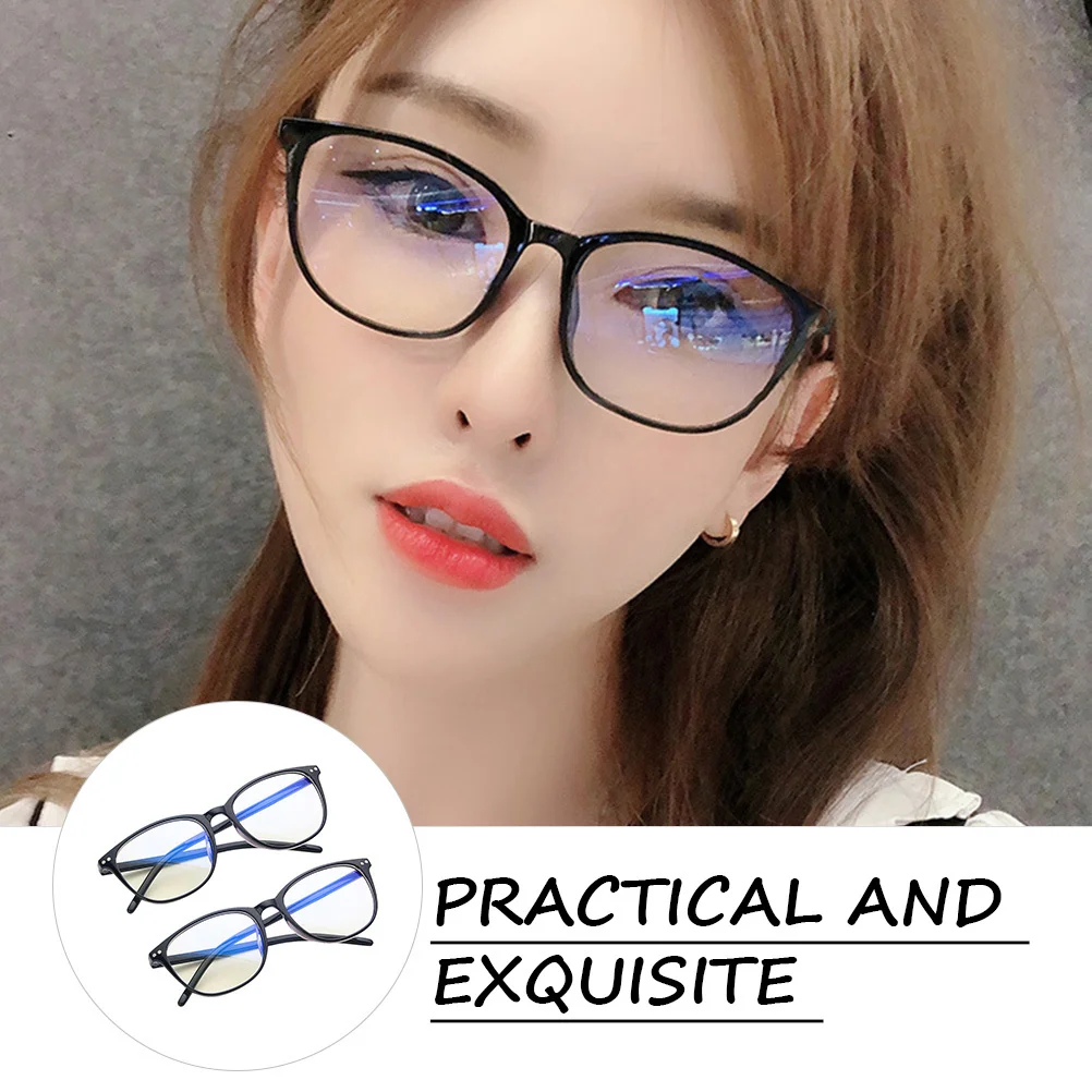

2Pairs Blue Light Blocking Glasses High Quality Square Frame for Gaming Computer Reading Anti-Fatigue Eye Protection
