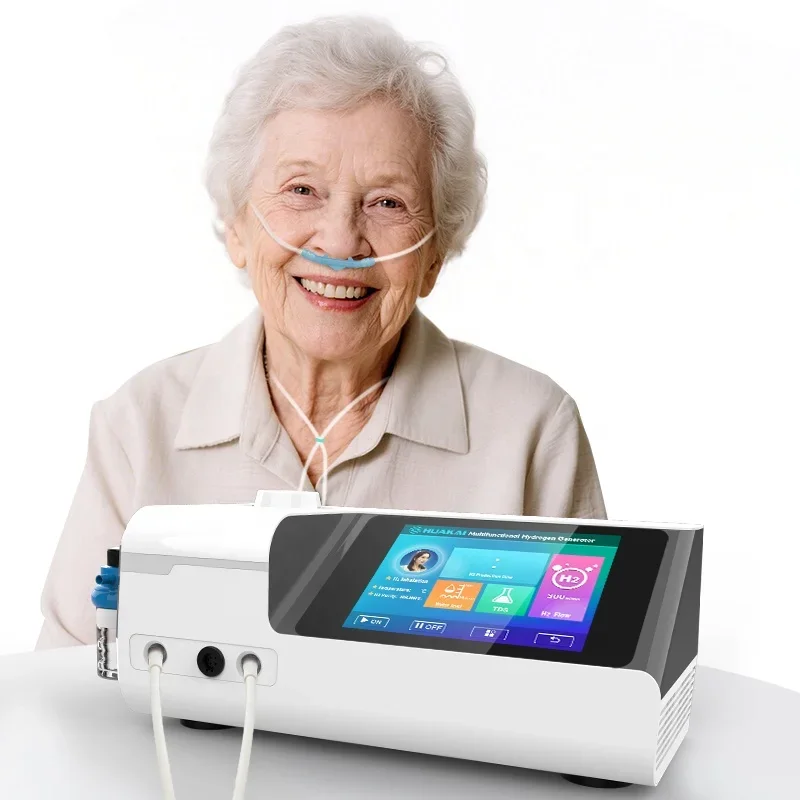 Máquina multifuncional de inhalación de hidrógeno para la salud, terapia de inhalación de hidrógeno con baño de hidrógeno y agua potable H2