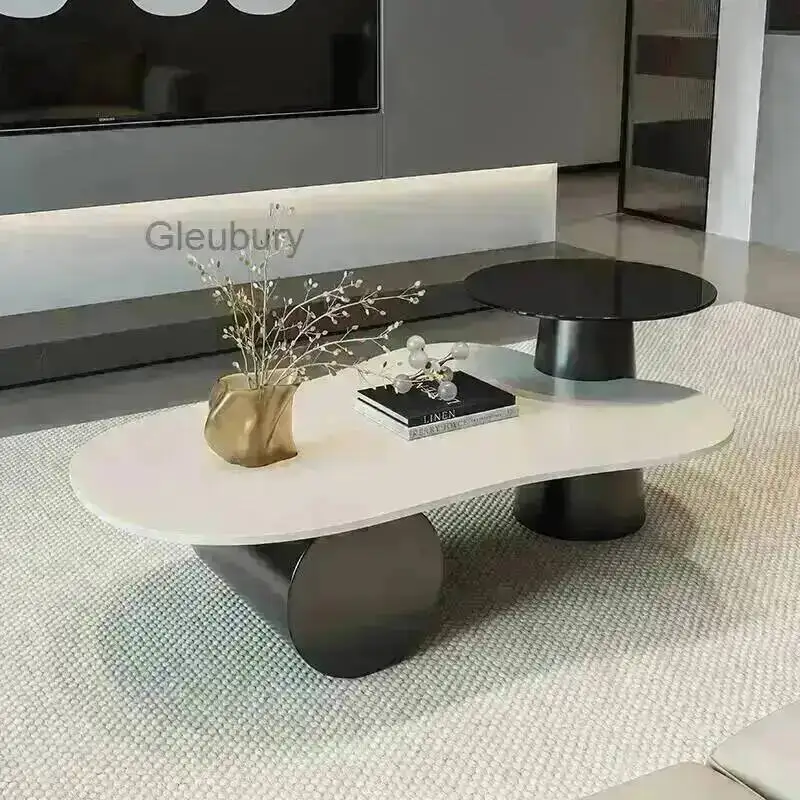 Space Creative Side Luxury Table Aesthetic Saving Coffee Tables Minimalist Modern Mesa De Centro De Sala Living Room Furniture