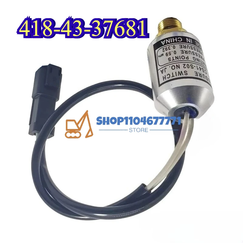 WA380-6 WA430-6 WA600-6 High Quality Pressure Switch for Wheel Loader 418-43-37681 4184337681