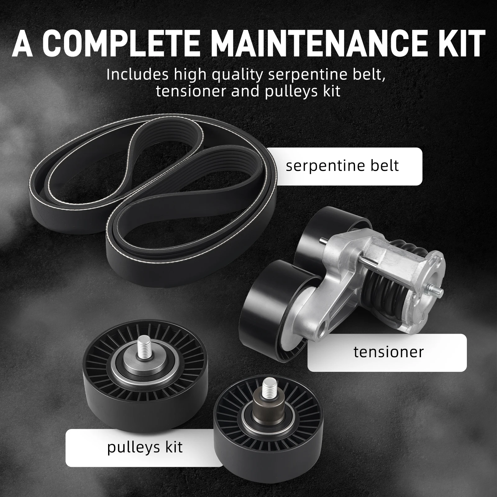 ل N55 محرك حزام بكرة الموتر عدة ، لسيارات BMW E90 E92 E93 E91 335i 335is 335xi E82 E88 135i 1M X1 E84 Xdrive35i #4