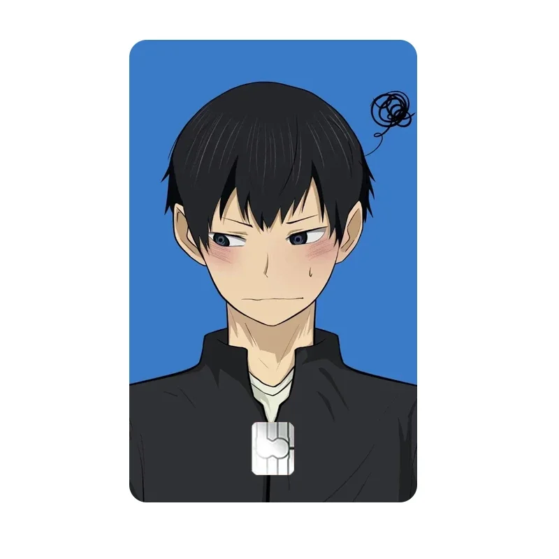 Haikyuu HD Bus Card Bank Card Sticker Material DIY Mobile Phone Stickers Hinata Shoyo Tobio Kageyama Kozume Kenma Tetsurou Kuroo