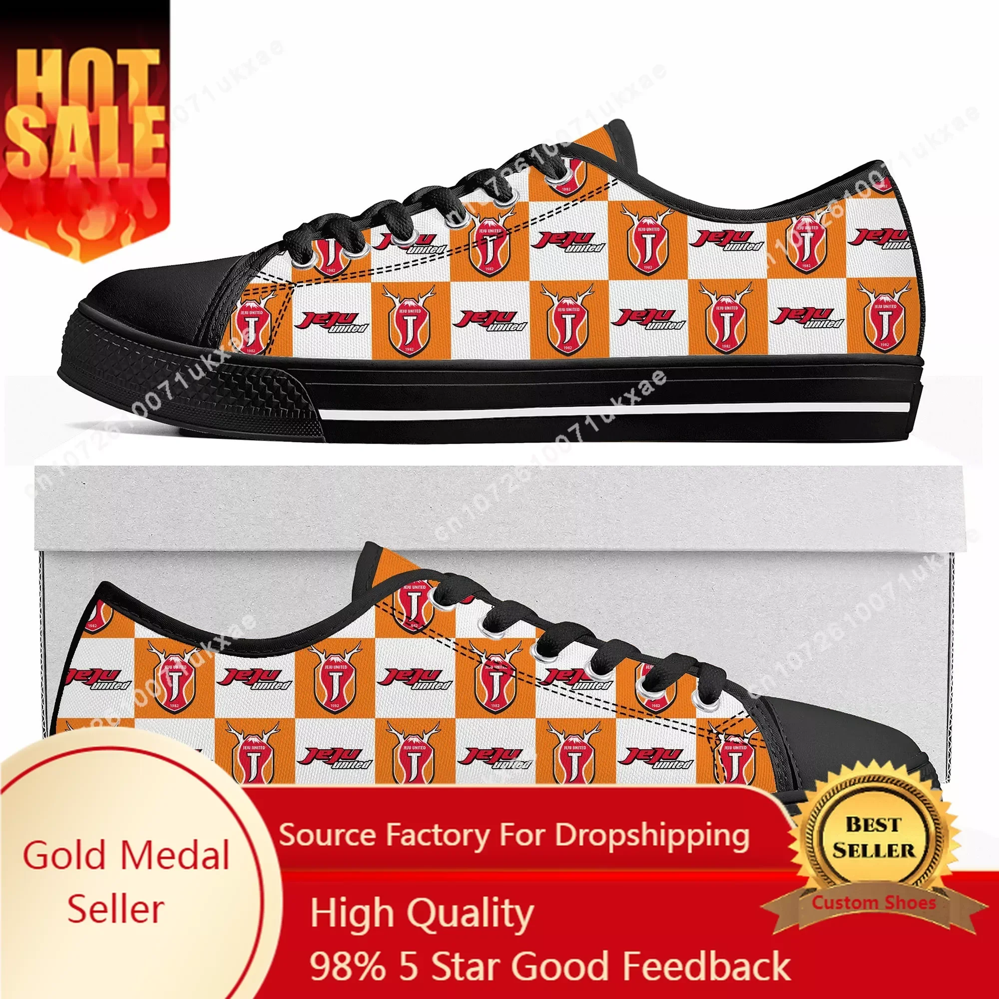 

제주 유나이티드 Jeju Football Low Top Sneakers Mens Womens Teenager Canvas High Quality Sneaker Casual Custom Made Shoes Customize Shoe