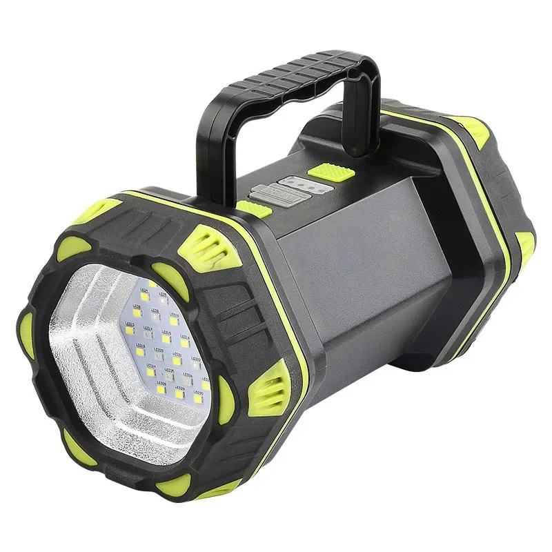 Outdoor Multifunctional Camping Light Waterproof Portable 8 Modes USB Charging Floodlight with COB Side Light