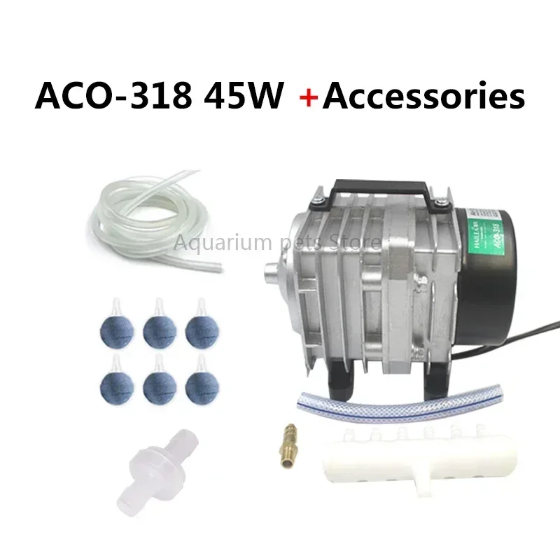 220 V Hailea Externe High Power AC E-magnetische Luchtpomp Visvijver Zuurstof Pomp Compressor voor vijver Luchtbeluchter Pomp ACO-208 308