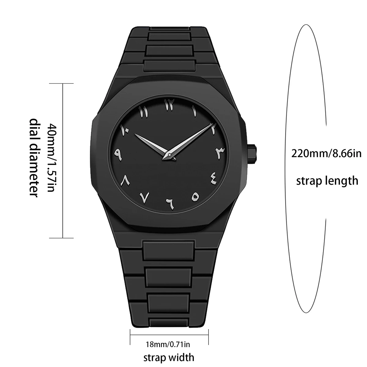 Men's Creative Military Quartz Watch, Silicone Strap