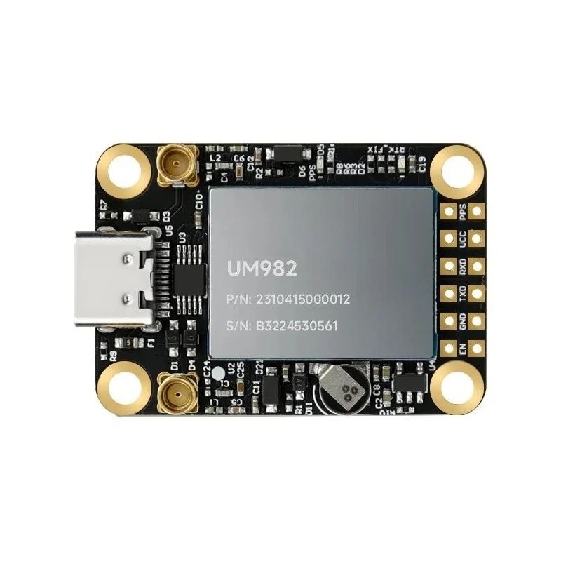 1Pcs BDS/GNSS High Precision Positioning Orientation Module GPS-RTK Differential Relative ZED-F9P Positioning UM982/UM980 Module