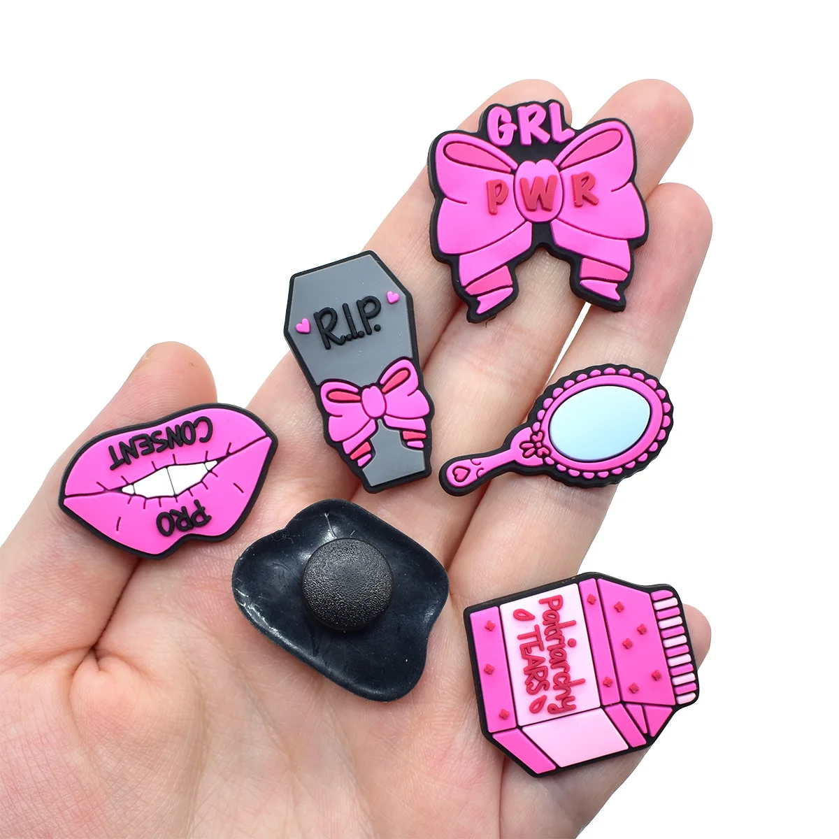 Mezcla de 10-96 Uds. De dijes sexis para zapatos tentador, accesorios de PVC para zapatos, zuecos, sandalias, hebilla decorativa, regalos de navidad para amigos