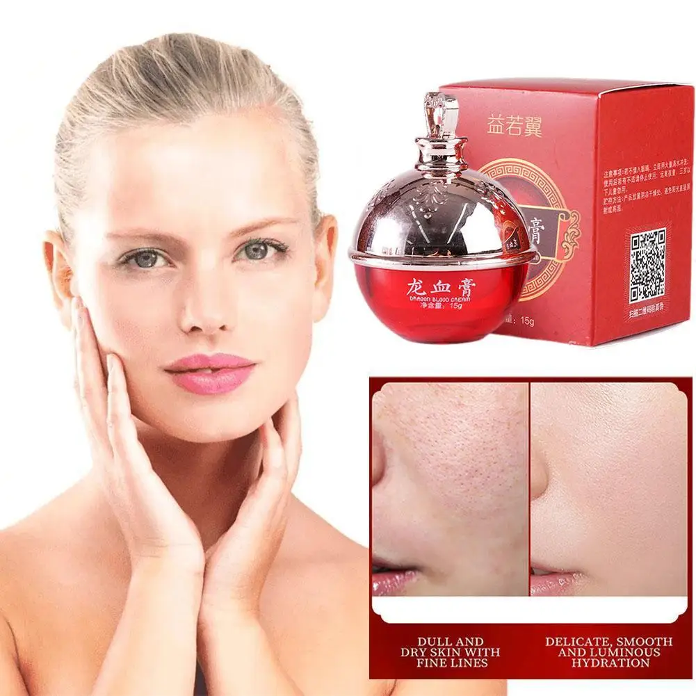 Crema de sangre de dragón, Retinol, Placenta, esencia hidratante, brillo, crema facial perezosa, reafirmante, cuidado de la piel facial