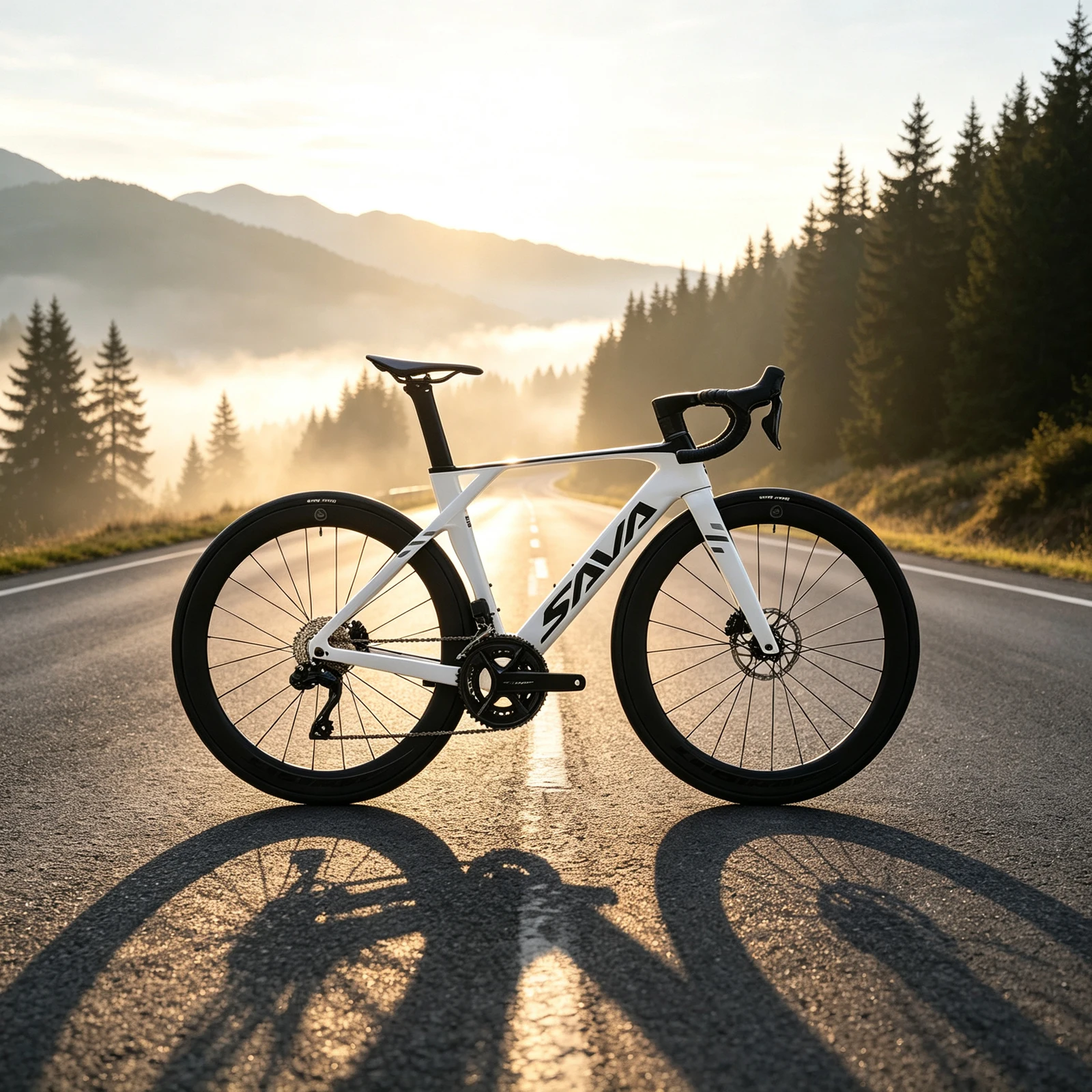 SAVA 2026 new blade R7 Full Carbon Fiber Road Bike 24 Speed E-Shift with SHIMAN0 7170 DI2 Kit Race Class Cycling Road