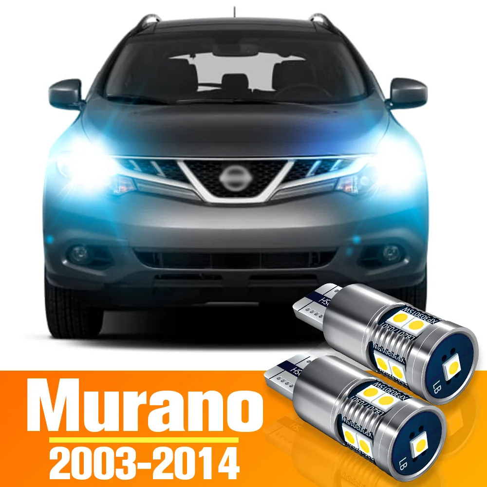 

2x LED Parking Light Clearance Bulb Accessories For Nissan Murano Z50 Z51 2003-2014 2004 2006 2007 2008 2009 2010 2011 2012 2013