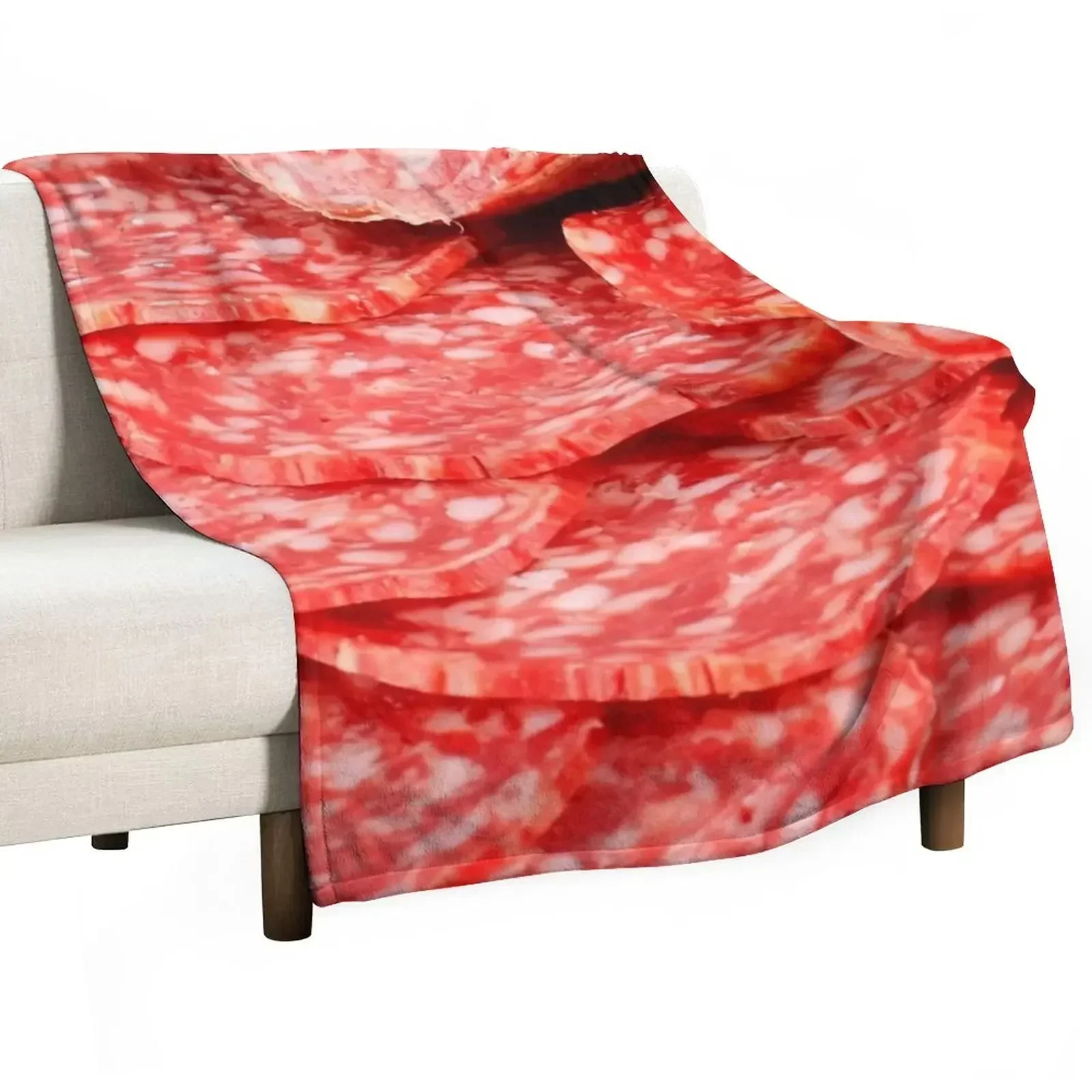 

SALAMI 2 Throw Blanket Decorative Sofas Hairys Thin Blankets