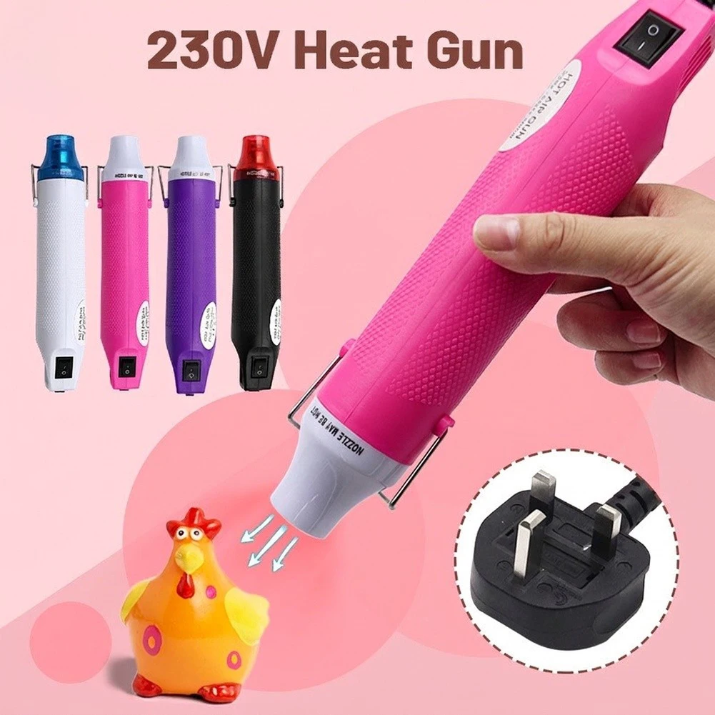 Handhold Hot Air-Gun 230V UK-Standard Hot Tool For-Versatile Hot Air Tool With Stainless Steel Outlet For DIY Crafts Tools