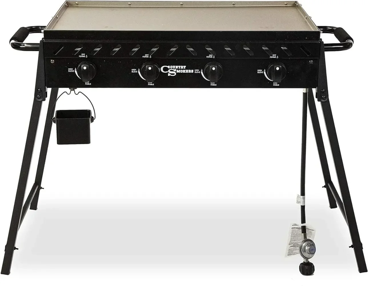 

# Hot CSGDL0590 The Highland 4-Burner Portable Griddle, Large, Black