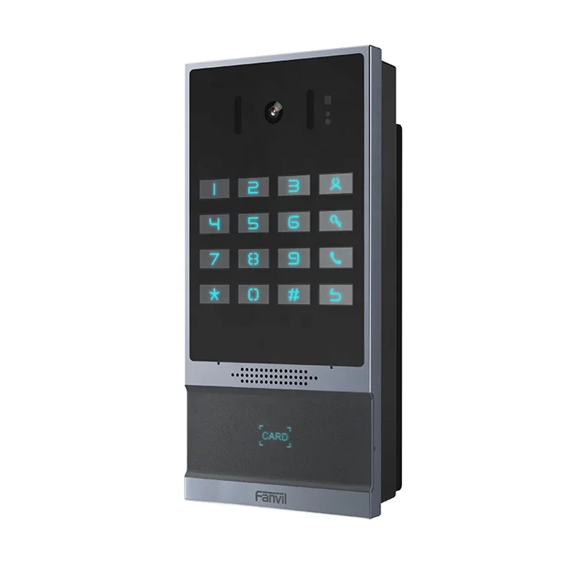 I64 2 Mega-Pixel Video Intercom SIP IP By Bell Doorphone with Password, RFID/IC Cards, NFC, Indoor Switch,Remote DTMF