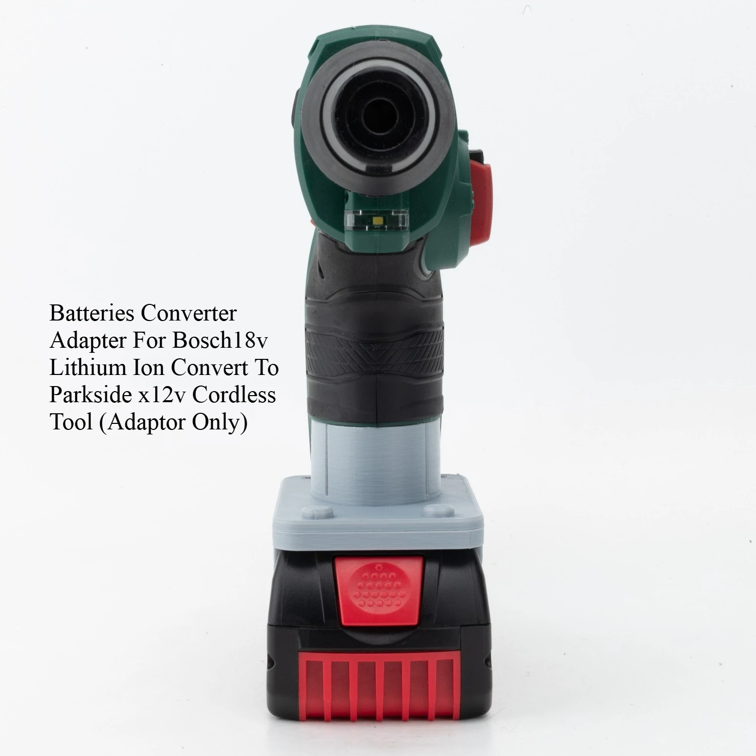 

Адаптер-преобразователь для аккумуляторов Bosch 18V (литий-ионный) для беспроводных инструментов Parkside 12V ﻿ Только адаптер)