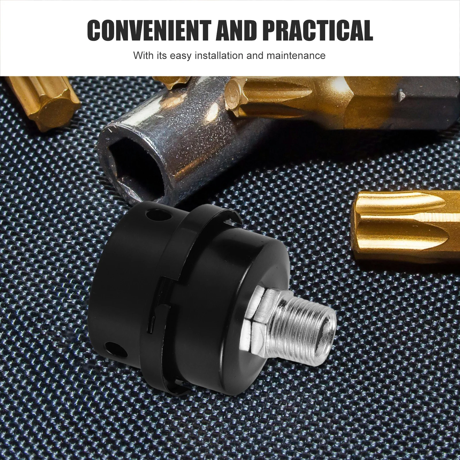 

4pcs Air Compressor Filter Element Compatible with Various Models Impurities Removal Easy Installation Replacement for Intake
