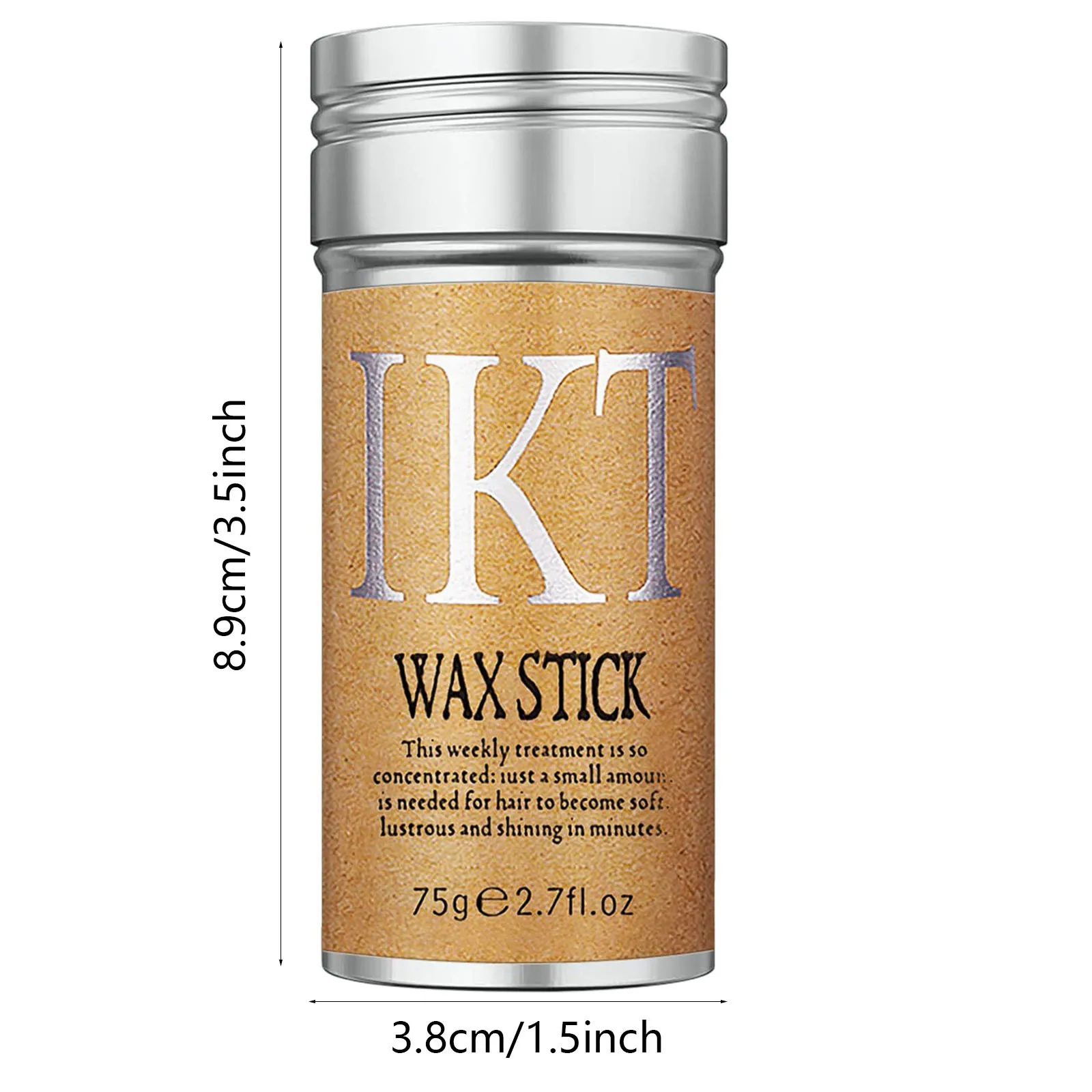 Cera de cabelo masculina estilo argila abacate acabamento fosco retenção de longa duração para controle de frizz e sem fragrância