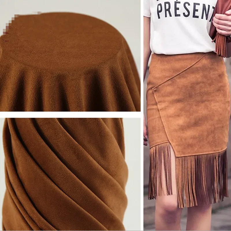 

100x150 см двусторонняя замшевая кожаная ткань, завернутая вверх, искусственная кожа, сумка для багажа ручной работы, потому что материал для обуви в стиле аниме