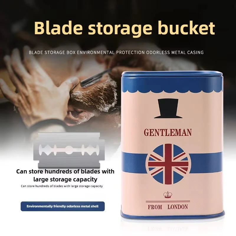 

Mini Blade Recycling Box Barbershop Blade Disposal Case Safe Storage Bank Razor Safe Blade Container Box Trash Collector