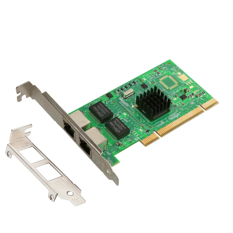 Adattatore di rete Gigabit PCI a doppia porta I82546 Server desktop RJ45 Soft Route PWLA8492MT