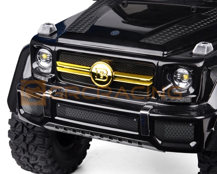 KXRC Metal Front Face griglia media decorare accessori per 1/10 RC Crawler Car Traxxas TRX4 G500 TRX6 G63 parti di aggiornamento