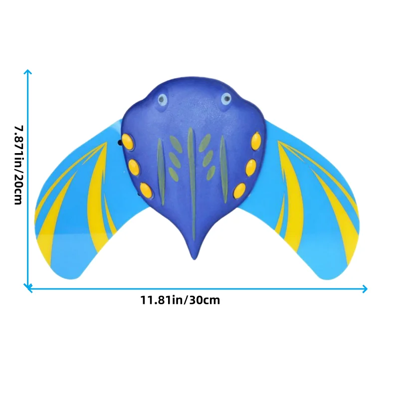 لعبة مانتا راي الهيدرو الديناميكية، نموذج سبلاش لحمام السباحة على الشاطئ، تستخدم للتدريب على السباحة والغوص وألعاب الألعاب الخارجية #6
