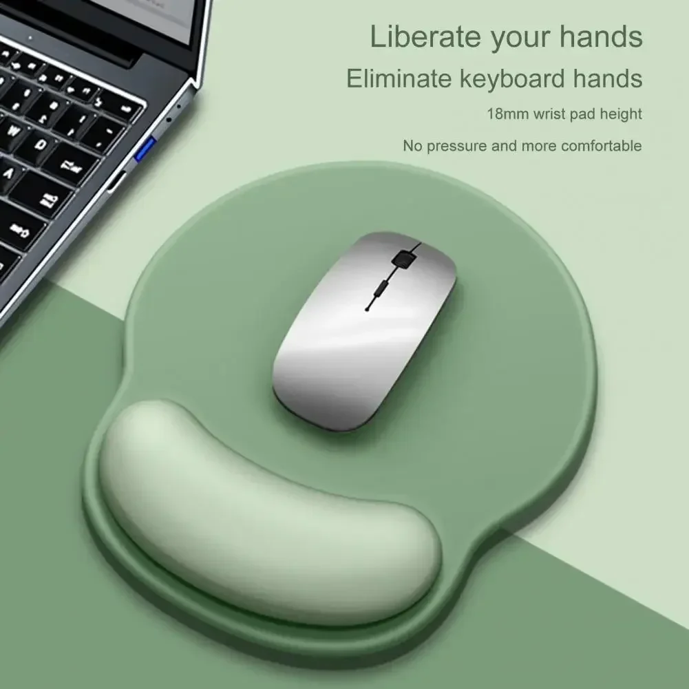 Ergonomic Mouse Pad with Wrist Support Pad with Wrist Rest Computer Mouse Pad For Laptop Mousepad With Non-Slip Rubber Base
