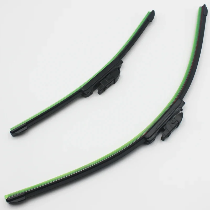 ل رينج روفر L405 L460 SUV 4X4 2012 2013 2014 2016 2017 2019 2020 2021 2022 2023 فرش السيارة مزدوجة المطاط ممسحة زجاج أمامي #5