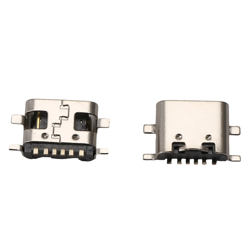 

100Pcs/Lot 10Models Type-C USB Charging Dock Connectors Mix 6Pin And 16Pin Use For Phone And Digital Product Repair Kits