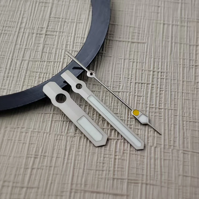 NH35 Hands NH36 hands watch accessories silver needle green luminous pointer suitable for NH35/NH36/4R/7S movements
