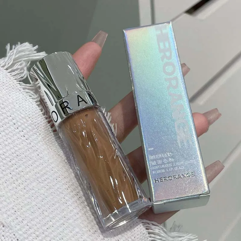 Brillo de labios de vidrio de 6 colores, tinte de gelatina hidratante, acabado de alto brillo, no pegajoso para uso diario, maquillaje de labios regordetes, citas para fiestas en la oficina