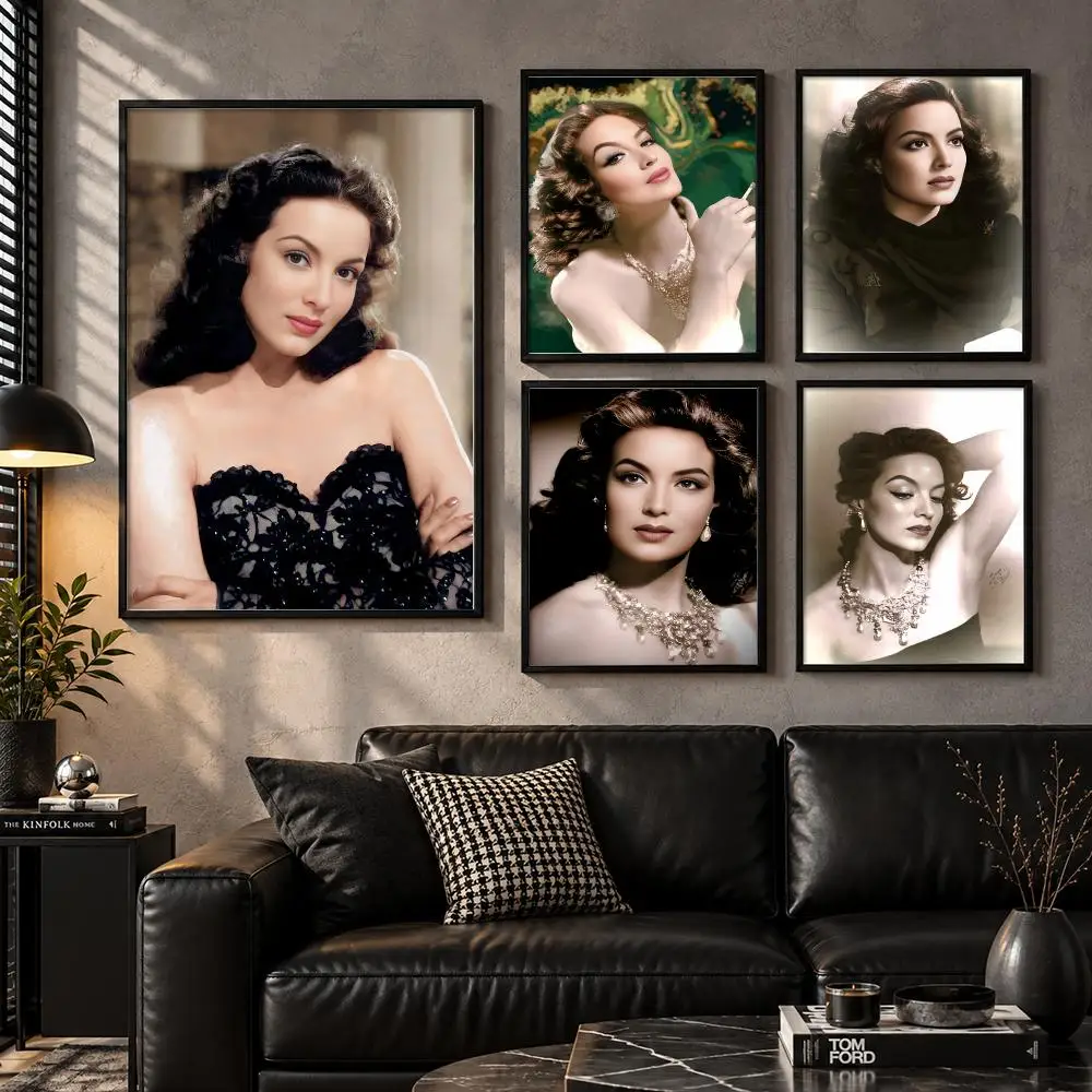 Actress Maria F-Felix Poster Wall Art Sticker For Living Bedroom Bar Home Decor Mural Painting Decoration