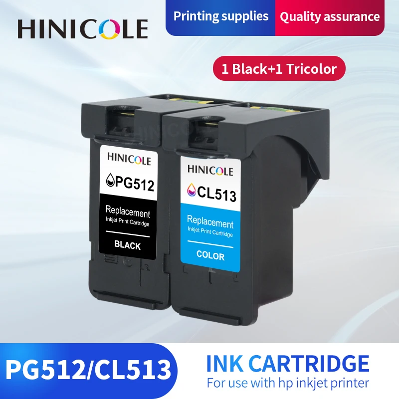 HINICOLE PG 512 CL 513 XL PG512 CL513 Refillable Ink Cartridges For Canon iP2700 iP2702 MP240 MP250 MP252 MP260 MP270 MP280