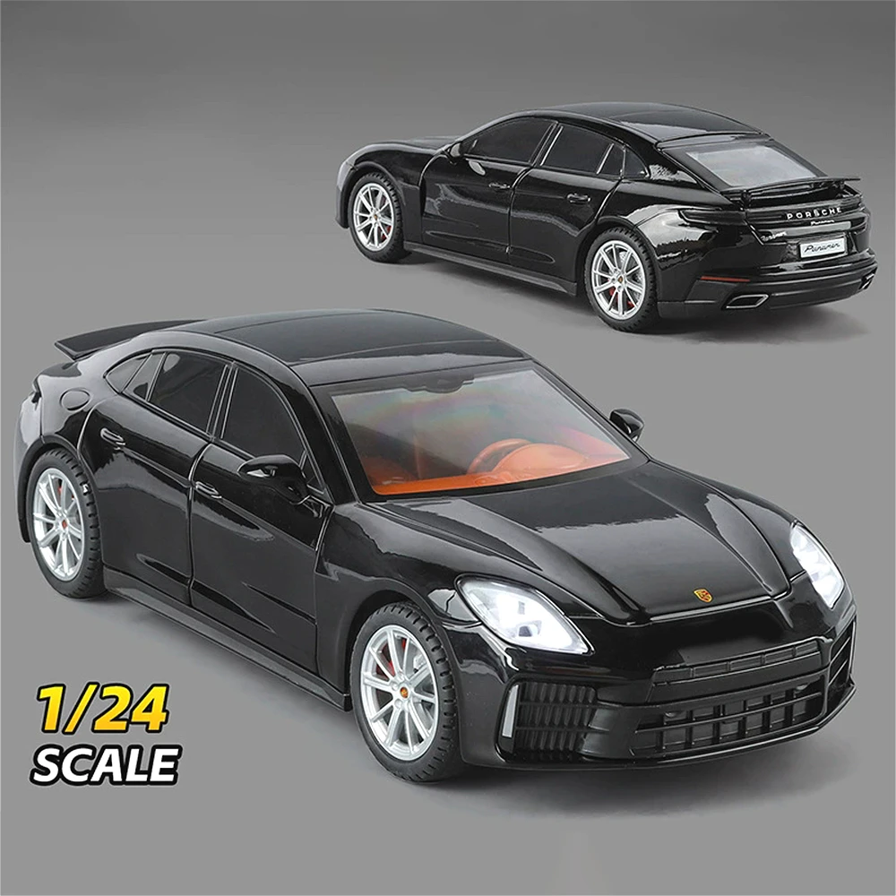Scala 1:24 Panamera Cayenne S Giocattolo in lega Modello di auto Porte aperte Tirare indietro Simulazione Supercar Modelli Decorazione Giocattoli per bambini